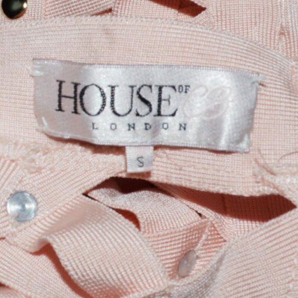 House of CB Pink and White Midi Skirt - Picture 10 of 13